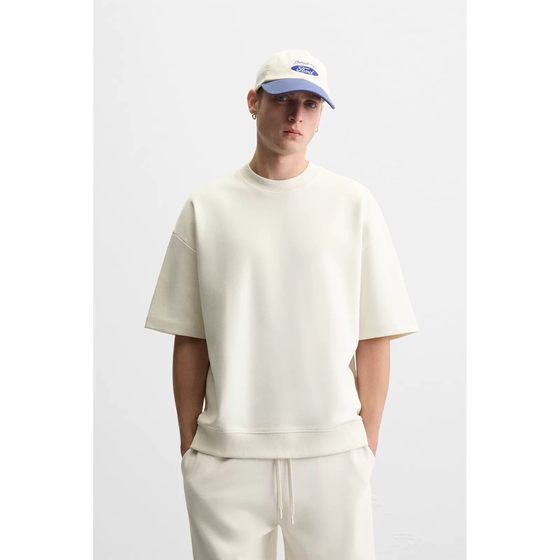 Cabinet 279! ZA2025 Spring New Men's Multi-Color Selection Loose Double-Side Cloth Texture Short-Sleeve Sweatshirt 0761450
Cabinet 279! ZA2025 Spring New Men's Multi-Color Selection Loose Double-Side Cloth Texture Short-Sleeve Sweatshirt 0761450