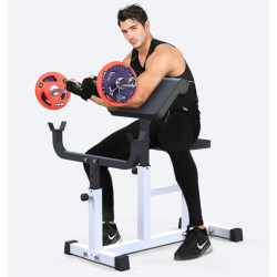 Chishang Pastor Bench Home-Use Bicep Trainer Pastor Chair Arm Rack Barbell Curl Bench Fitness Exercise Equipment Chishang Pastor Bench Home-Use Bicep Trainer Pastor Chair Arm Rack Barbell Curl Bench Fitness Exercise Equipment