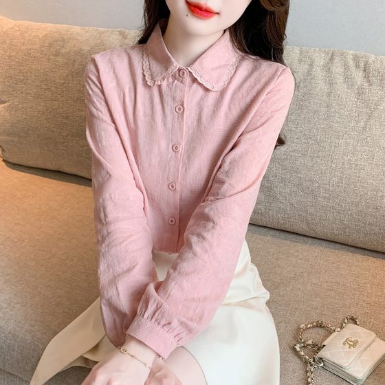 Pure cotton shirt for women fashionable, all-cotton long-sleeved 2025 spring and autumn new fashionable age-reducing top fashionable
Pure cotton shirt for women fashionable, all-cotton long-sleeved 2025 spring and autumn new fashionable age-reducing top fashionable