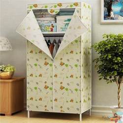 New Style Bedroom Clothes Hanging Wardrobe Storage Closet Student Dormitory Fabric Wardrobe Simple Modern Small Wardrobe New Style Bedroom Clothes Hanging Wardrobe Storage Closet Student Dormitory Fabric Wardrobe Simple Modern Small Wardrobe