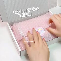 Pink Heart-Shaped Bubble Wrap, Bubble Film for Packaging, Thickened Heart-Shaped Foam for Small Card Packaging, Shockproof and Waterproof Pink Heart-Shaped Bubble Wrap, Bubble Film for Packaging, Thickened Heart-Shaped Foam for Small Card Packaging, Shockproof and Waterproof