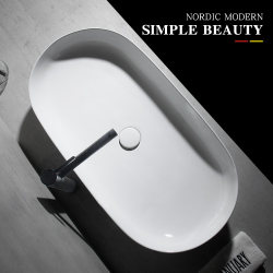 Large Size 80/70 Artistic Countertop Basin, Washbasin, Extended Ceramic Wash Basin Large Size 80/70 Artistic Countertop Basin, Washbasin, Extended Ceramic Wash Basin