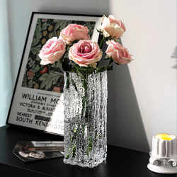 Light Luxury and High-End Vase Decoration for Living Room, Suitable for Water Cultivation, Transparent Glass, Large Diameter, Special for Arranging Flowers Like Roses and Lilies Light Luxury and High-End Vase Decoration for Living Room, Suitable for Water Cultivation, Transparent Glass, Large Diameter, Special for Arranging Flowers Like Roses and Lilies