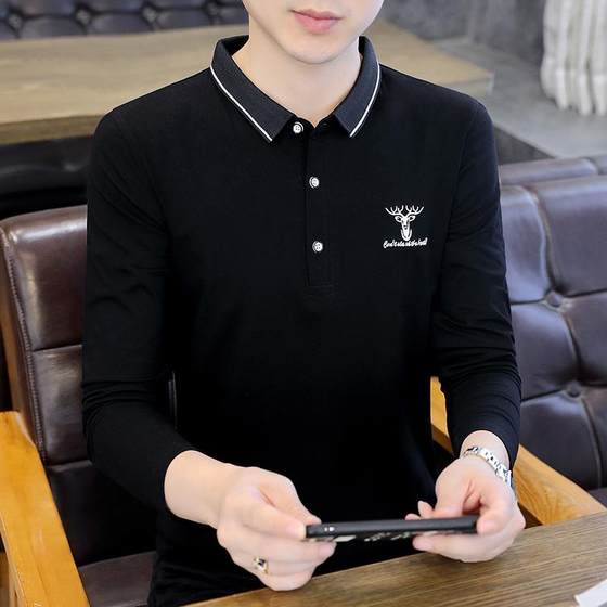 Men's long-sleeved T-shirt casual inner wear trendy base shirt neck top spring and autumn youth polo shirt men's clothing t-shirt
Men's long-sleeved T-shirt casual inner wear trendy base shirt neck top spring and autumn youth polo shirt men's clothing t-shirt
