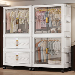 Baby Wardrobe Special-Purpose Infant Storage Cabinet Bedroom Children's Clothing Small Wardrobe Plastic Clothes Home Simple Storage Baby Wardrobe Special-Purpose Infant Storage Cabinet Bedroom Children's Clothing Small Wardrobe Plastic Clothes Home Simple Storage