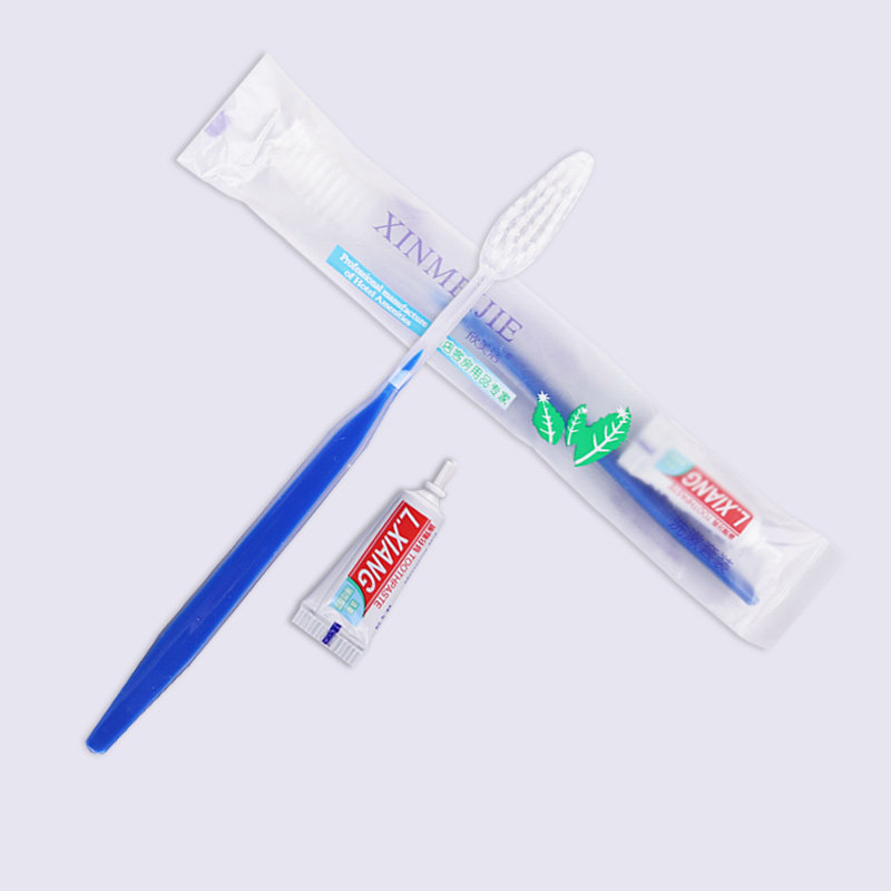 홈 호스피탈리티를 위한 일회용 칫솔과 치약 세트, 호텔 전용 호텔 맞춤 제작 부드러운 모 세면도구-