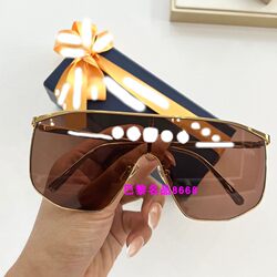 Sun protection oval European and American fashionable and atmospheric all-in-one sunglasses Sun protection oval European and American fashionable and atmospheric all-in-one sunglasses