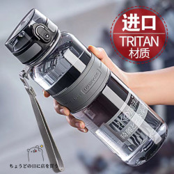 Imported Tritan Large-Capacity Water Bottle for Fitness and Sports, Direct Drinking, Tea Infuser, Large Water Jug, Portable for Men and Women Imported Tritan Large-Capacity Water Bottle for Fitness and Sports, Direct Drinking, Tea Infuser, Large Water Jug, Portable for Men and Women