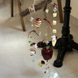 Sing in the Rain Happy Growing up Apple Wind Chime Pastoral Series Balcony Design Creative Wind Chime DIY Material Kit Sing in the Rain Happy Growing up Apple Wind Chime Pastoral Series Balcony Design Creative Wind Chime DIY Material Kit