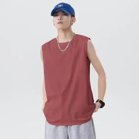 Sweat shirt breathable sports solid color T-shirt fitness sweat-absorbing vest sleeveless versatile trendy boy Korean version summer simple
Sweat shirt breathable sports solid color T-shirt fitness sweat-absorbing vest sleeveless versatile trendy boy Korean version summer simple