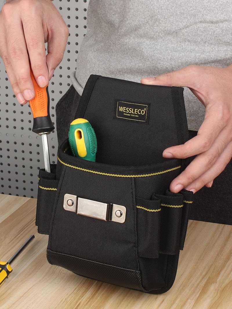 HMMMAVVZP Bolsa De Herramientas Oxford Bolsa De Cintura Bolsa De Cintura Bolsa De Cintura De Trabajo Al Aire Libre Herramientas De Mano Almacenamiento De Hardware Electricista Herramientas De