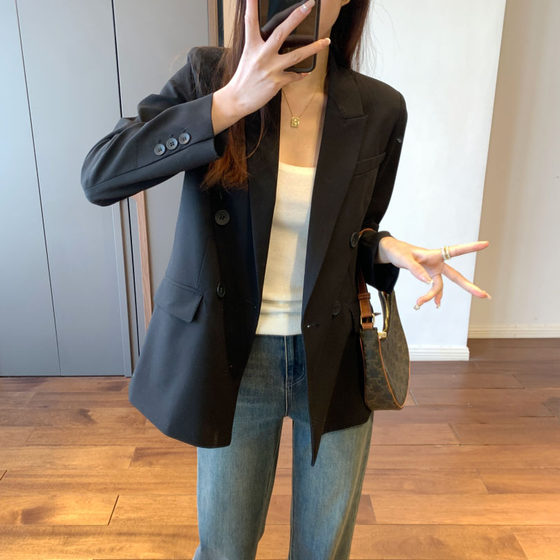 Spring and Autumn new classic crisp and bone-shaped high-end Tennis wool double-breasted ladies suit jacket slim top
Spring and Autumn new classic crisp and bone-shaped high-end Tennis wool double-breasted ladies suit jacket slim top