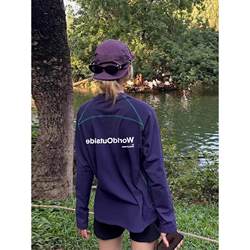 Grape Purple Sun Protection Quick-Drying Long-Sleeved T-Shirt for Men and Women, Summer Breathable and Cool Sports Top, Feather Tennis Cycling Suit Grape Purple Sun Protection Quick-Drying Long-Sleeved T-Shirt for Men and Women, Summer Breathable and Cool Sports Top, Feather Tennis Cycling Suit