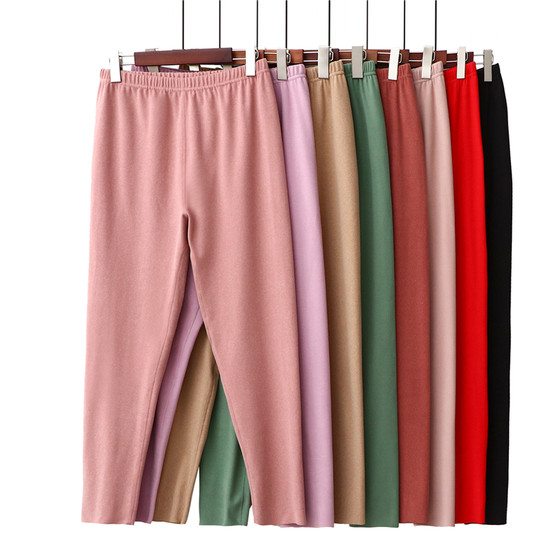 New women autumn and winter high waist 200*0.5kg large -size warm pants with velvet pants, pure cotton virtue dual -sided pants
New women autumn and winter high waist 200*0.5kg large -size warm pants with velvet pants, pure cotton virtue dual -sided pants