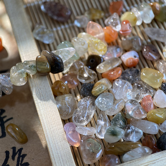Natural colored hair crystal 5*8mm holed gravel handmade DIY beaded bracelet necklace accessories accessories material S26
Natural colored hair crystal 5*8mm holed gravel handmade DIY beaded bracelet necklace accessories accessories material S26
