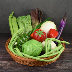 Simulated Vegetable Model Plastic Fake Fruits and Vegetables Broccoli Kitchen Decoration Props Children's Toys Ornaments Simulated Vegetable Model Plastic Fake Fruits and Vegetables Broccoli Kitchen Decoration Props Children's Toys Ornaments