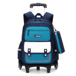 Children's trolley schoolbag primary school students' load-reducing detachable Children's trolley schoolbag primary school students' load-reducing detachable