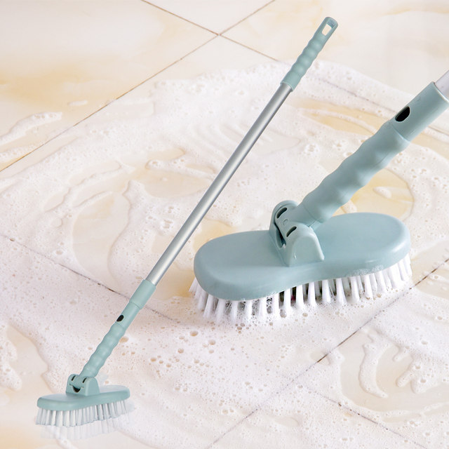 Retractable Long Handle Floor Brush Bathroom Floor Cleaning Brush Hard