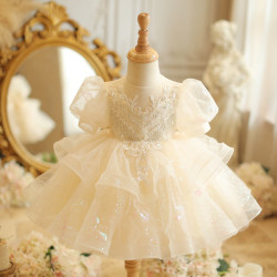 Super fashionable girl princess dress, baby one-year birthday dress, baby 100-day cake dress, summer dress Super fashionable girl princess dress, baby one-year birthday dress, baby 100-day cake dress, summer dress