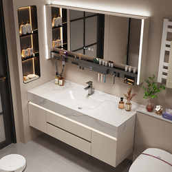 2025 New Slate Hot-Bent Integrated Basin Bathroom Sink Wash Basin Basin Cabinet Bathroom Cabinet Combination 2025 New Slate Hot-Bent Integrated Basin Bathroom Sink Wash Basin Basin Cabinet Bathroom Cabinet Combination