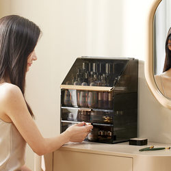 Light luxury transparent cosmetics storage box high-end skin care Light luxury transparent cosmetics storage box high-end skin care
