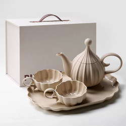 Mili Fengwu Housewarming Gift Tea Set Gift Box 2025 New Ceramic Afternoon Tea Brewing Cup Teapot Tea Tray Set Mili Fengwu Housewarming Gift Tea Set Gift Box 2025 New Ceramic Afternoon Tea Brewing Cup Teapot Tea Tray Set