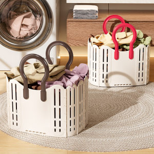 Folding dirty clothes basket student dormitory portable dirty clothes basket home bathroom laundry basket dirty clothes underwear storage basket 
Folding dirty clothes basket student dormitory portable dirty clothes basket home bathroom laundry basket dirty clothes underwear storage basket