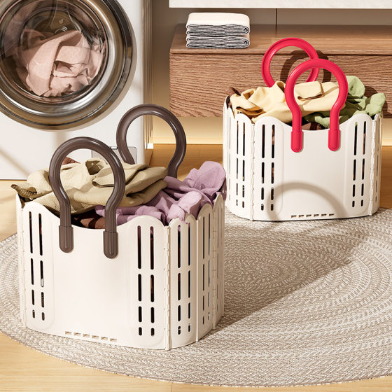 Folding dirty clothes basket student dormitory portable dirty clothes basket home bathroom laundry basket dirty clothes underwear storage basket 
Folding dirty clothes basket student dormitory portable dirty clothes basket home bathroom laundry basket dirty clothes underwear storage basket