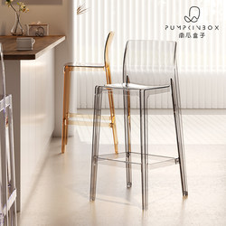 Nordic Bar Chair Transparent Acrylic Creative Coffee Shop Milk Tea Shop Bar Stool Light Luxury Home Simple High Stool Nordic Bar Chair Transparent Acrylic Creative Coffee Shop Milk Tea Shop Bar Stool Light Luxury Home Simple High Stool
