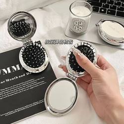 High-End Folding Airbag Comb with Mirror, Portable Comb for Women, Simple ins Style Air Cushion Comb, Massage Comb High-End Folding Airbag Comb with Mirror, Portable Comb for Women, Simple ins Style Air Cushion Comb, Massage Comb