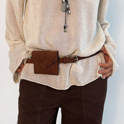 Thin Belt with a Skirt, High-End Melard Vintage Suede Belt for Women, Paired with Jeans, Waist Accessory, Waist Bag Thin Belt with a Skirt, High-End Melard Vintage Suede Belt for Women, Paired with Jeans, Waist Accessory, Waist Bag