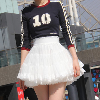 39 Puff Short Skirt Girly Cake Lace 39 Puff Short Skirt Girly Cake Lace