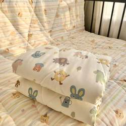 Thickened Pure Cotton Gauze Baby Autumn and Winter Newborn Quilt, Heating Room Maternity Quilt, Kindergarten Cotton Quilt, Washable Thickened Pure Cotton Gauze Baby Autumn and Winter Newborn Quilt, Heating Room Maternity Quilt, Kindergarten Cotton Quilt, Washable