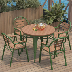 Modern Minimalist Outdoor Table and Chair Set for Courtyard Terrace, Outdoor Dining Table and Chairs, Leisure Table for Milk Tea and Coffee Shop Modern Minimalist Outdoor Table and Chair Set for Courtyard Terrace, Outdoor Dining Table and Chairs, Leisure Table for Milk Tea and Coffee Shop