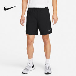 Nike Nike men's breathable black shorts training running sports casual woven five-quarter pants DV9345-010 Nike Nike men's breathable black shorts training running sports casual woven five-quarter pants DV9345-010