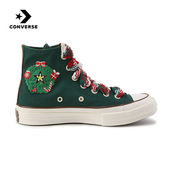 CONVERSE Converse men's and women's shoes 1970s Christmas limited red and green snowman embroidered high-top canvas shoes A12454C
CONVERSE Converse men's and women's shoes 1970s Christmas limited red and green snowman embroidered high-top canvas shoes A12454C