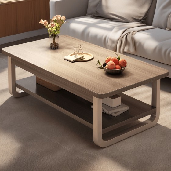 Coffee table, living room, small household rental house, double-layer dining table, simple and simple new sofa tea table
Coffee table, living room, small household rental house, double-layer dining table, simple and simple new sofa tea table