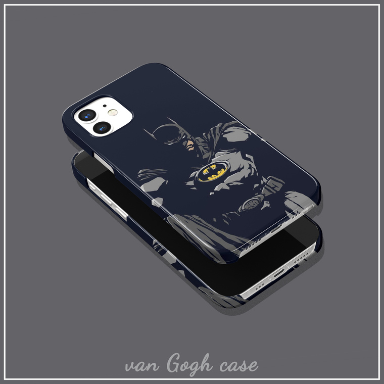 Batman Illustration New 15, 14, 13, 12, 11 iPhone Case