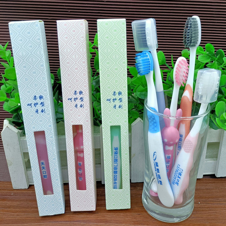 부드러운 모가 작은 칫솔, 치과 구강 진료소, 병원 칫솔, 맞춤형 레터링 및 프린팅, 판촉 선물 칫솔, 맞춤형-