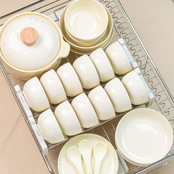 Dish Set for Home Use 2025 New Underglaze Color Ceramic Bowls, Plates, Chopsticks, Plates with a High-End Feel, Housewarming New Home Tableware Dish Set for Home Use 2025 New Underglaze Color Ceramic Bowls, Plates, Chopsticks, Plates with a High-End Feel, Housewarming New Home Tableware