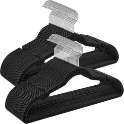 10 pieces of 45CM non-slip thickened flocking hangers 10 pieces of 45CM non-slip thickened flocking hangers