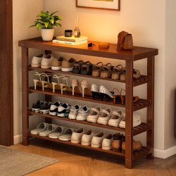 Multi-Layer Shoe Rack for Home Use, Dust-Proof Shoe Cabinet, Storage Rack for Entryway, Simple Solid Wood Shoe-Changing Stool for Exterior Hallway Multi-Layer Shoe Rack for Home Use, Dust-Proof Shoe Cabinet, Storage Rack for Entryway, Simple Solid Wood Shoe-Changing Stool for Exterior Hallway