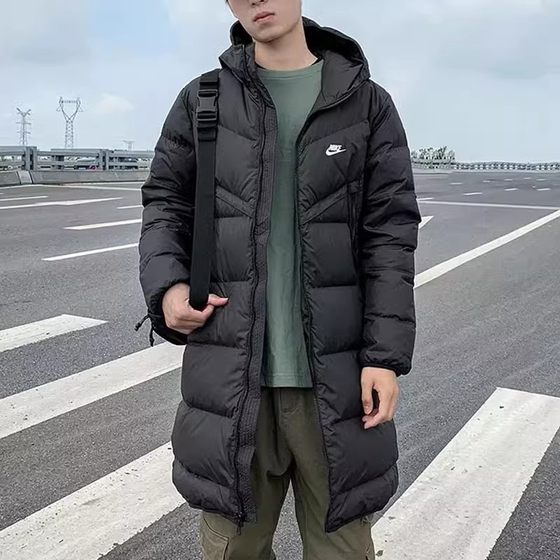 NIKE Nike men's winter new outdoor sportswear comfortable wear-resistant windproof warm long hooded down jacket
NIKE Nike men's winter new outdoor sportswear comfortable wear-resistant windproof warm long hooded down jacket