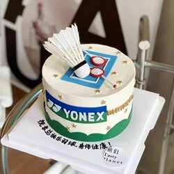 Badminton EVA cake decoration ornaments sports theme sports enthusiast dad Father's Day baking dessert table Badminton EVA cake decoration ornaments sports theme sports enthusiast dad Father's Day baking dessert table