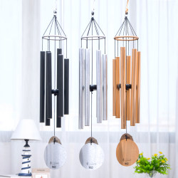 Japanese-Style Music Wind Chimes, Metal Wind Chimes, 6-Tube Wind Chimes, Gifts, Home Wind Chimes, Hanging Decorations, Creative Japanese-Style Music Wind Chimes, Metal Wind Chimes, 6-Tube Wind Chimes, Gifts, Home Wind Chimes, Hanging Decorations, Creative