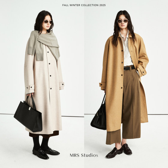 MRS Studios UK imported Marling/Evans single-breasted long wool silhouette windbreaker coat
MRS Studios UK imported Marling/Evans single-breasted long wool silhouette windbreaker coat