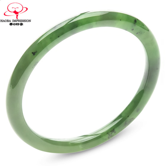 Hao8 Impression Bracelet Home T1-304 Hotan Jade Bracelet Ring 53.4mm Spinach Green Round Bar Jade Bracelet
Hao8 Impression Bracelet Home T1-304 Hotan Jade Bracelet Ring 53.4mm Spinach Green Round Bar Jade Bracelet