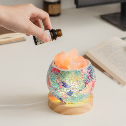 Salt lamp night light bedroom sleep bedside lamp essential oil mosaic table lamp advanced night light birthday gift atmosphere lamp Salt lamp night light bedroom sleep bedside lamp essential oil mosaic table lamp advanced night light birthday gift atmosphere lamp