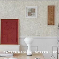Customized Xiaohongshu high-end new French cream forest wabi-sabi style sofa background wallpaper Nordic wall covering customization Customized Xiaohongshu high-end new French cream forest wabi-sabi style sofa background wallpaper Nordic wall covering customization
