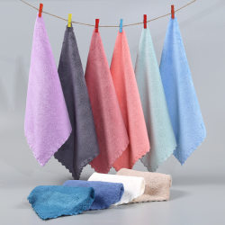 Coral velvet square towel kitchen cleaning dishwashing cloth Coral velvet square towel kitchen cleaning dishwashing cloth